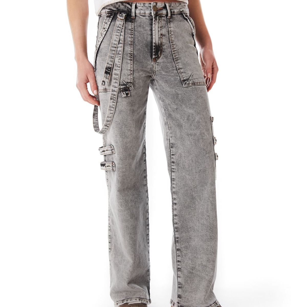 EFESIS - Jeans Wide Tiro Medio Mujer Efesis