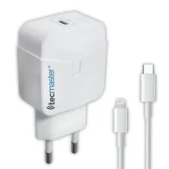 TECMASTER - Cargador Para iPhone y Cable De Carga Tipo-c a Lightning