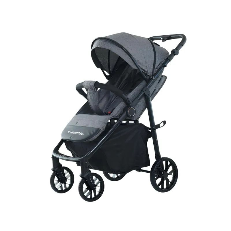 LUBABYCAS - Coche De Paseo Con Posa Vaso 4 Años Iron Gris LuBabycas