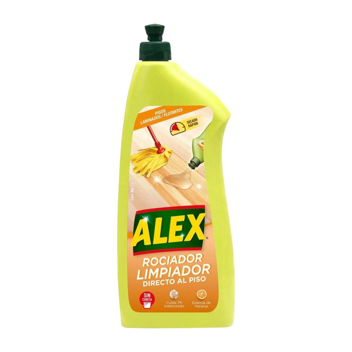 ALEX - Limpiador Pisos De Flotantes Y Laminados Directo Al Piso 1l