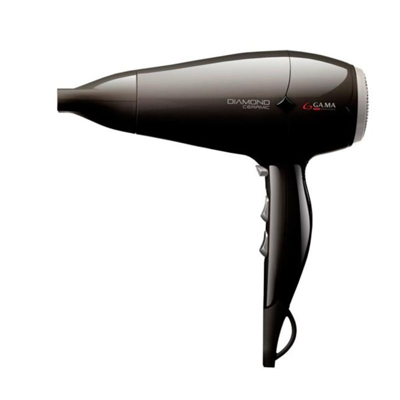 GAMA - SECADOR DE CABELLO DIAMOND CERAMIC STD 220 GAMA NEGRO