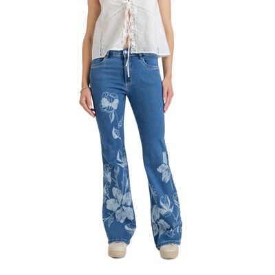 Imagen 2 del producto Jeans Flare Tiro Medio Mujer