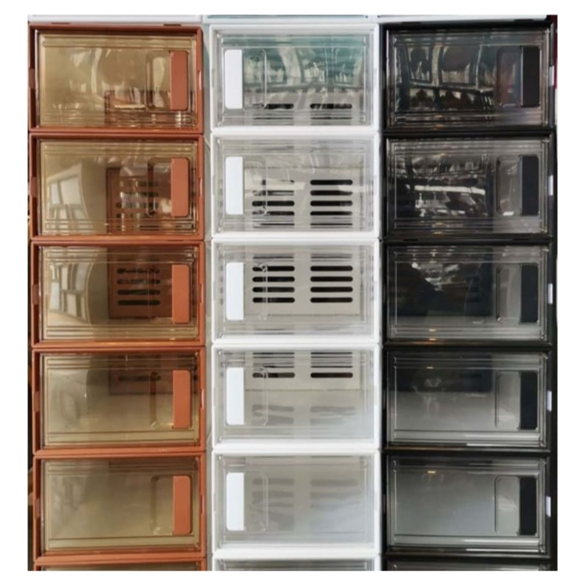 GENERICO - Pack 3 Caja Almacenamiento Plegable