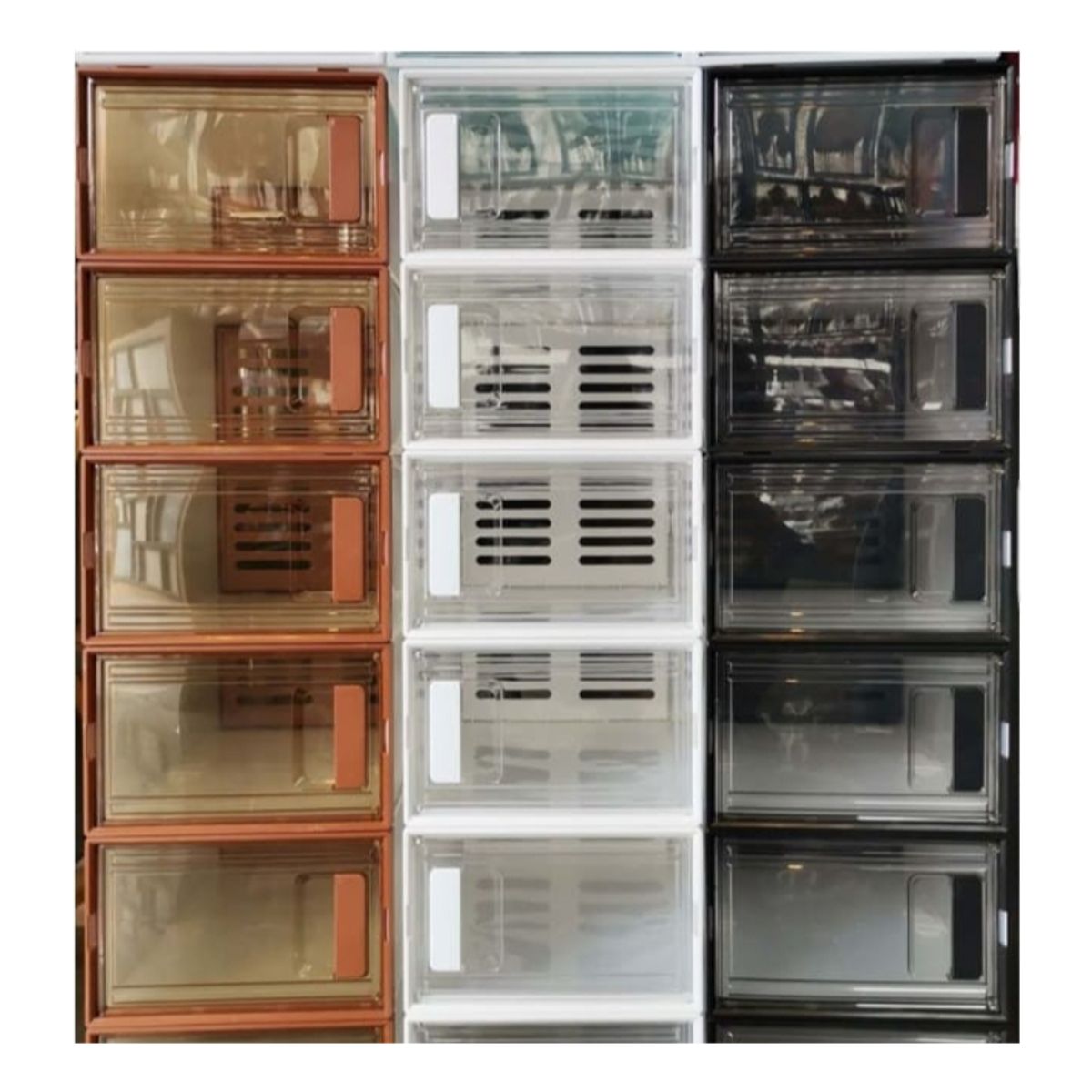 GENERICO - Pack 3 Caja Almacenamiento Plegable