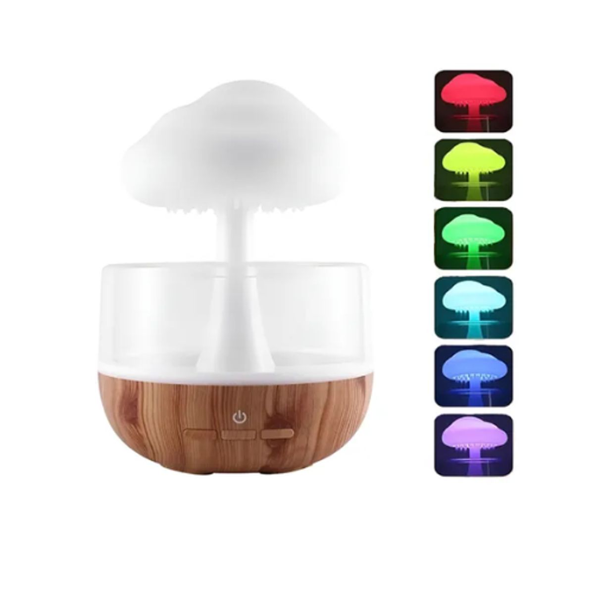 GENERICO - Humidificador Led Nube Colores