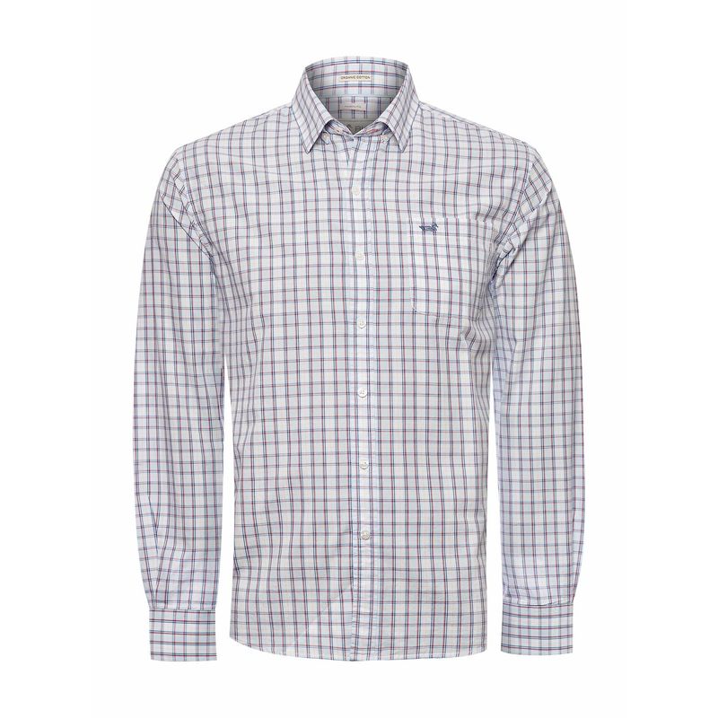 ROCKFORD - Camisa Algodón Orgánico Hombre Lighter Azul ROCKFORD