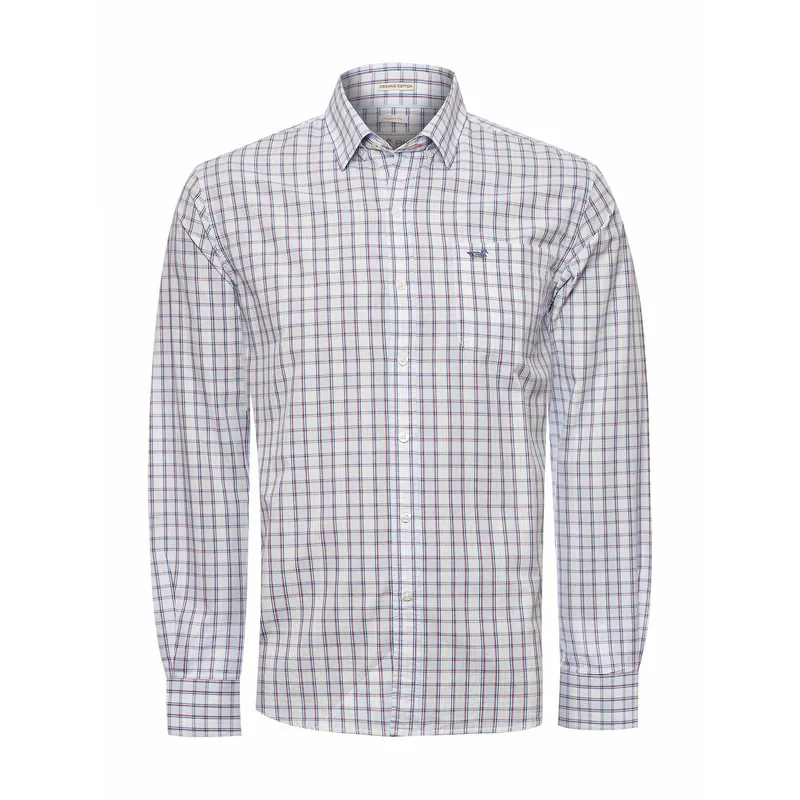 ROCKFORD - Camisa Algodón Orgánico Hombre Lighter Azul ROCKFORD