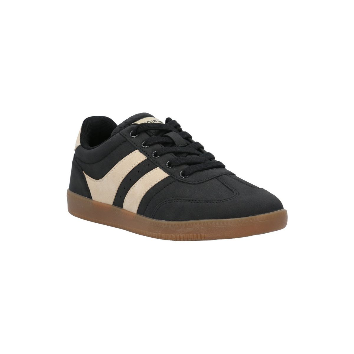 AZALEIA - Zapatilla Mujer Gera Negro Beige AZALEIA