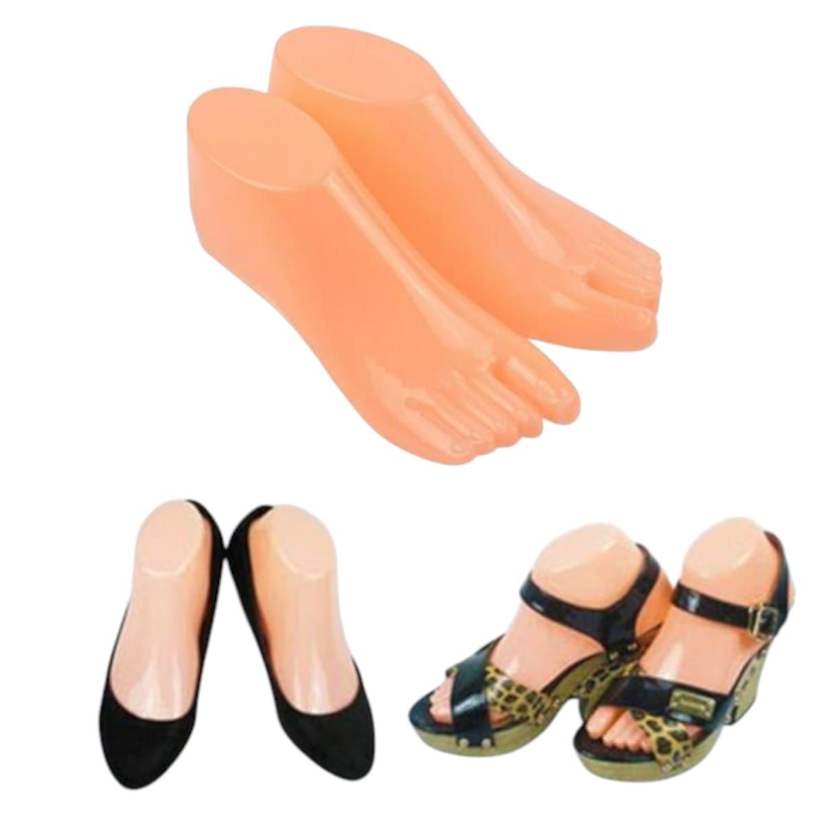 GENERICO - Maniqui Exhibidor de Pies 22 cm Gms