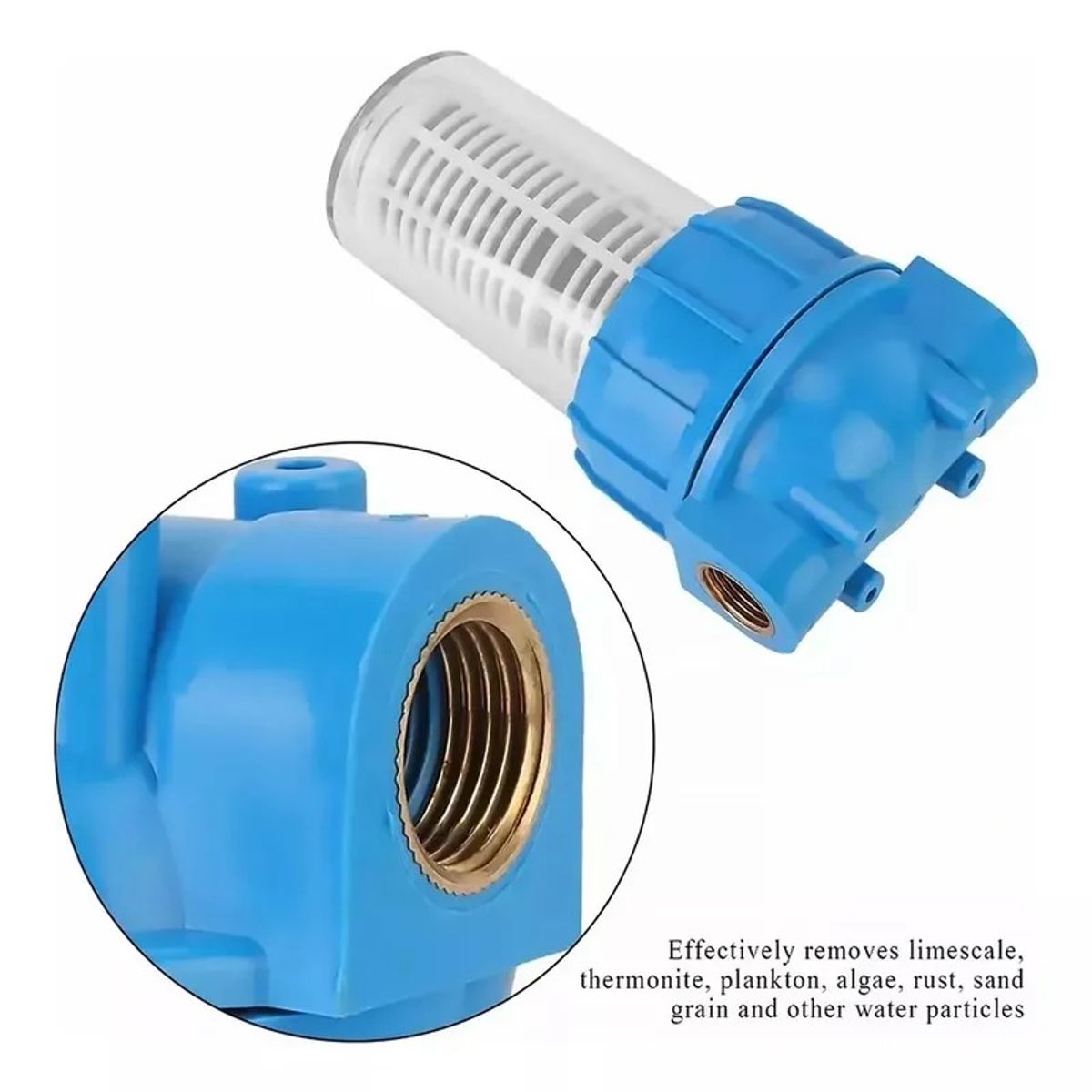 GENERICO - Filtro Antisarro 2 Etapas Para Calefon、Calderas Y Termos