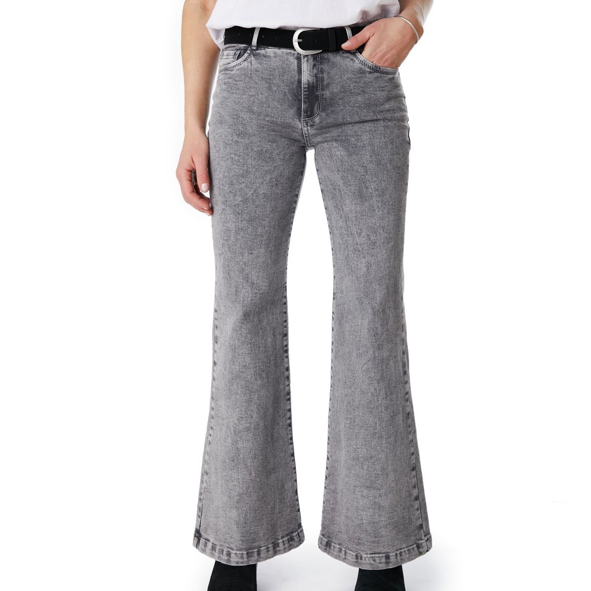 EFESIS - Jeans Flare Tiro Medio Mujer Efesis