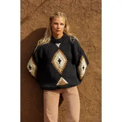 CALEDONIA LABEL - SWEATER MAYA - NEGRO