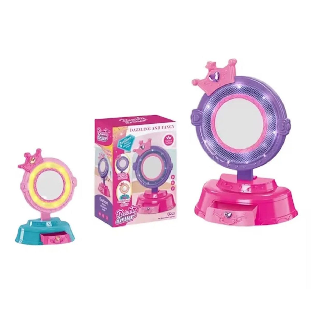 GENERICO - Espejo Con Luz Sonido Para Niña