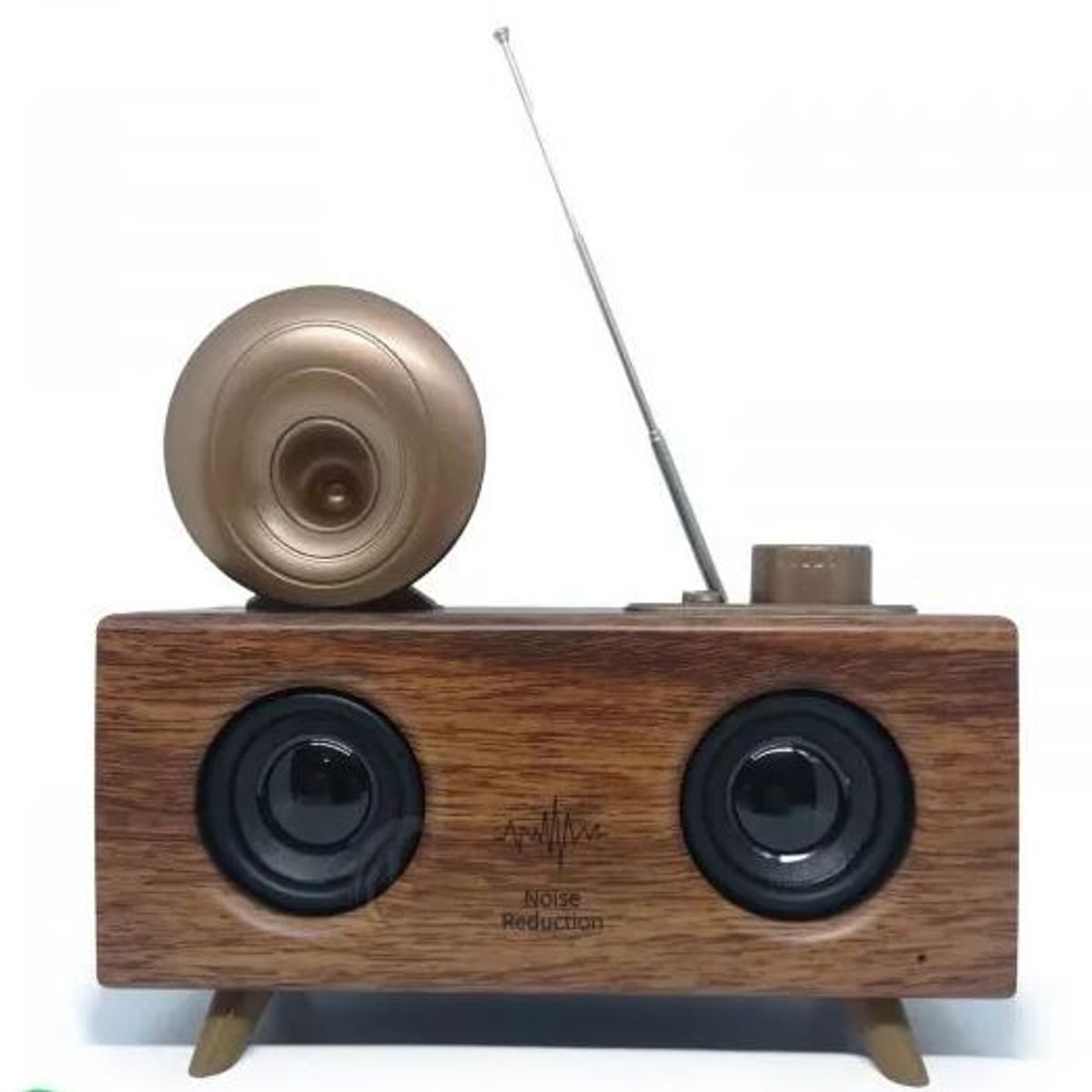 GENERICO - Parlante Bluetooth Estilo Retro B6 con radio FM