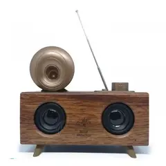 GENERICO - Parlante Bluetooth Estilo Retro B6 con radio FM