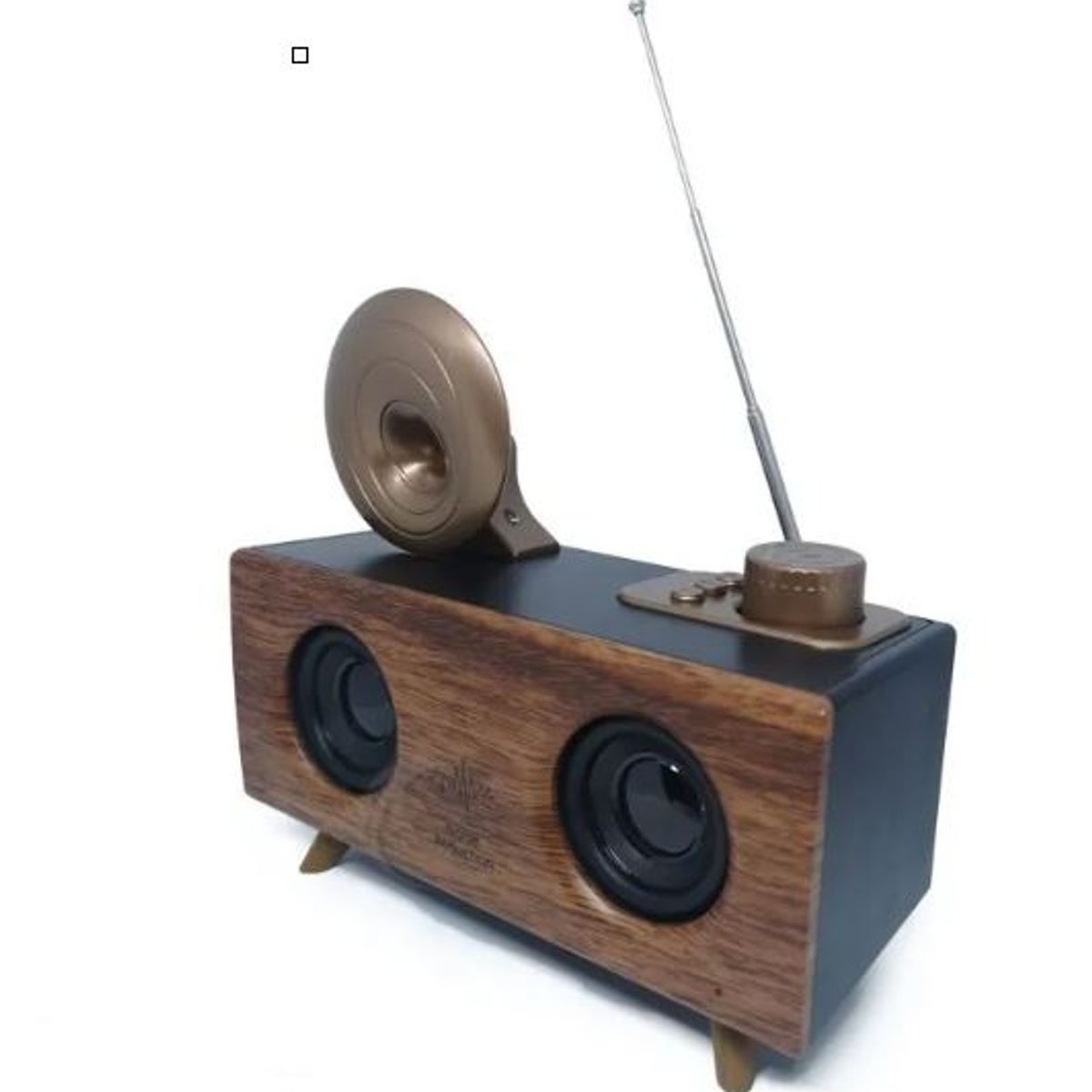 GENERICO - Parlante Bluetooth Estilo Retro B6 con radio FM