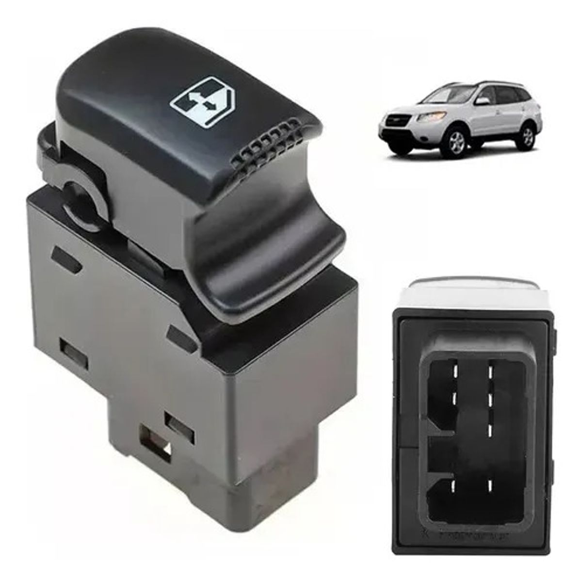 GENERICO - Boton Interruptor Alzavidrios Para Hyundai Santa Fe 2006-12