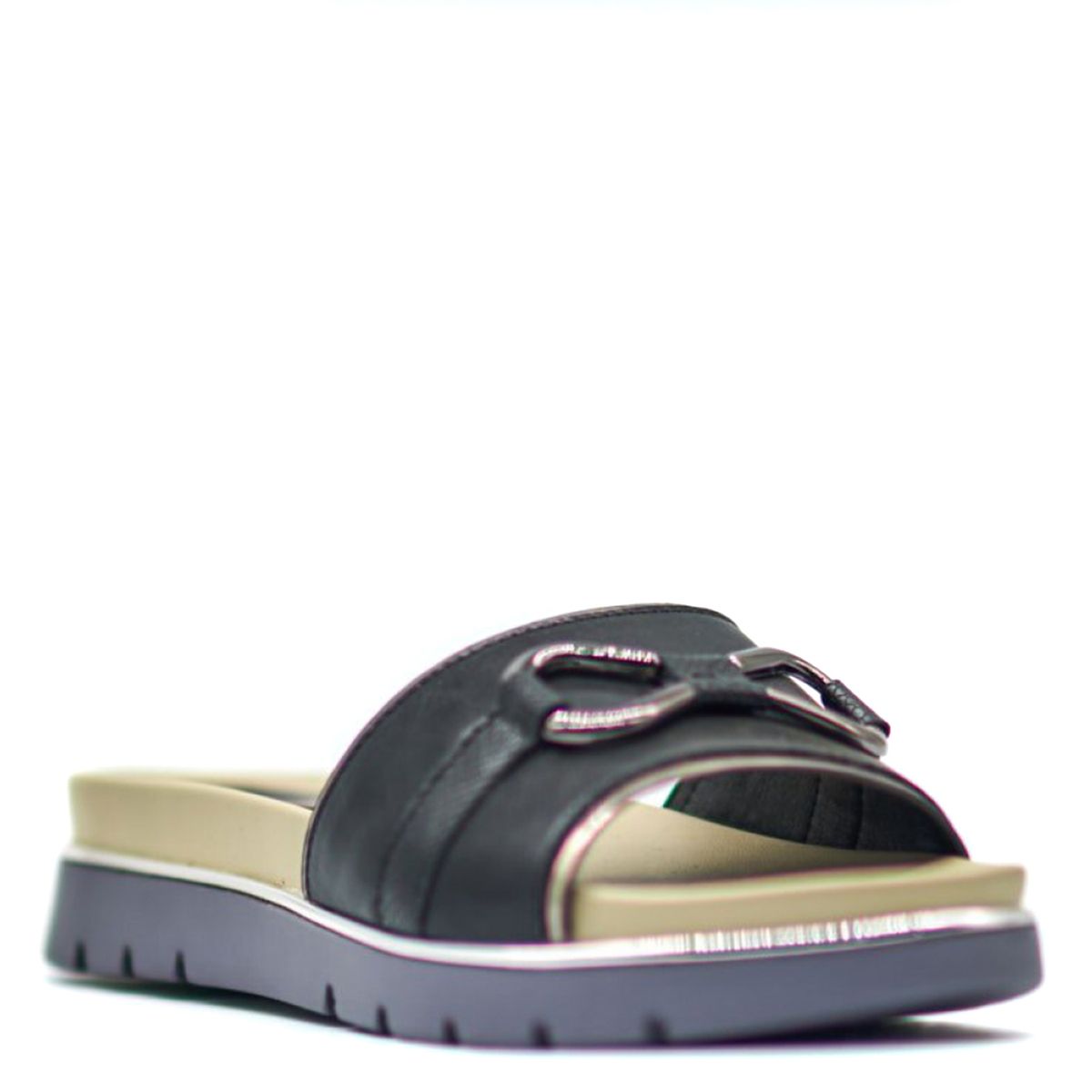 NEW WALK - Sandalia Mujer Negro