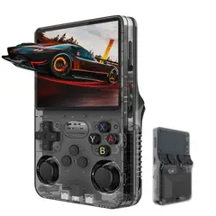 BITART - Consola Portátil R36s Retro 64 Gb De Diversión Asegurada Color Negro