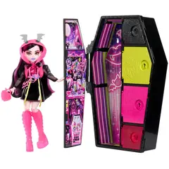 MONSTER HIGH - Muñeca Skulltimates Sustos Neón Draculaura