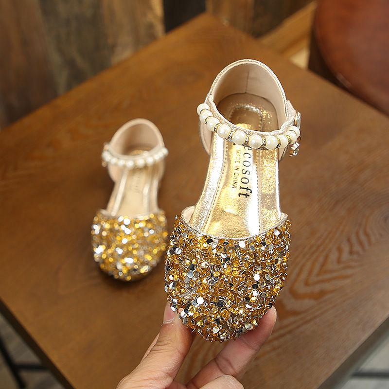 EDWINAYY - Zapato De Fiesta Glitter Niña Zapatillas Princesas Disney