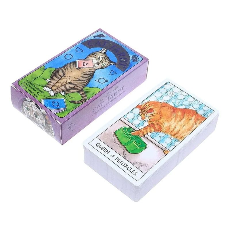 GENERICO - Tarot Edición Especial Gatos - 78 Cartas Digitales Con Guía