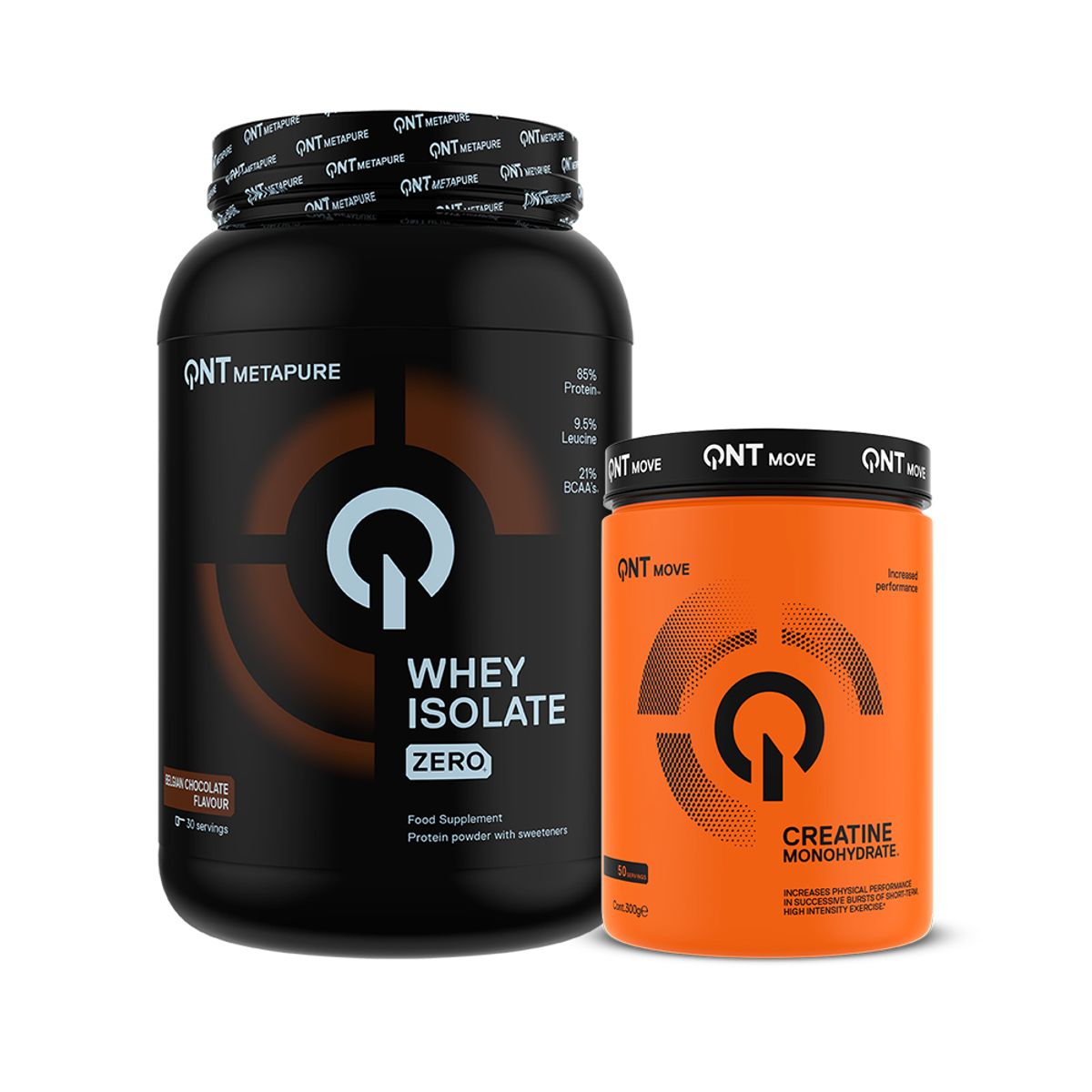 QNT - Proteina Metapure 908gr + Creatina 300gr Chocolate QNT
