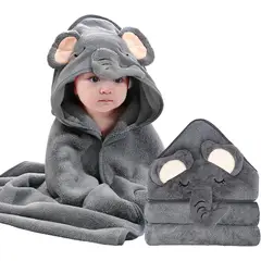 KUANGYE - Toallas De Baño Algodón Cómodo Con Capucha Para Niños