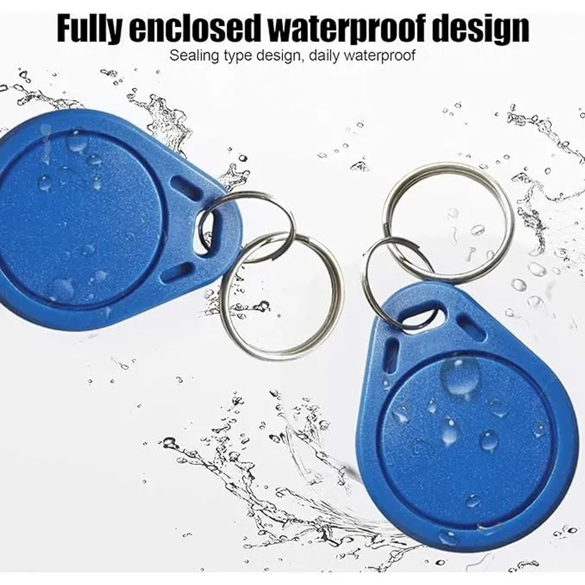 GENERICO - Pack De 50 Tag Llavero Rfid Nfc S50 1k 13.56 Mhz