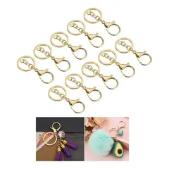 KUANGYE - Pack 50 Unid. Argollas Llaveros Con Mosqueton
