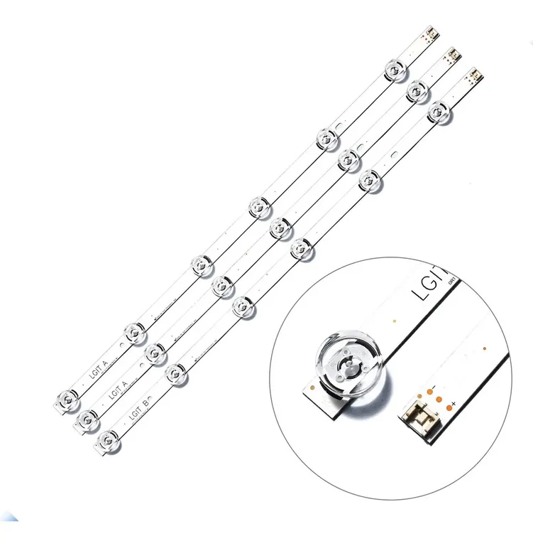 GENERICO Kit Tiras Led Para Lg 32 32lf550b 32lf620b 32lf585b 32lf595b