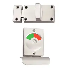 GENERICO - Cerradura Chapa Baño O Vestidor Con Indicador Libre Ocupado