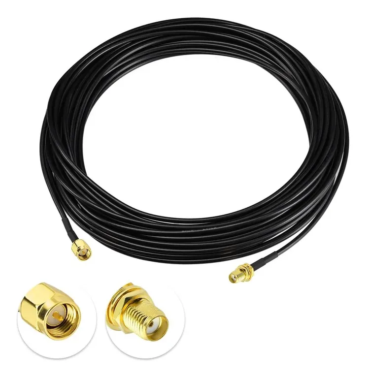 GENERICO Cable Extensor Pigtail Sma Rg174 Coaxial 10 Metros [ Max ]
