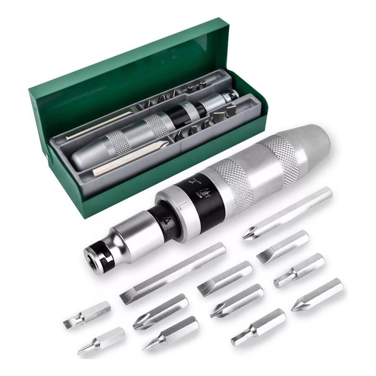 GENERICO - 13 En 1 Destornillador De Impacto Golpe