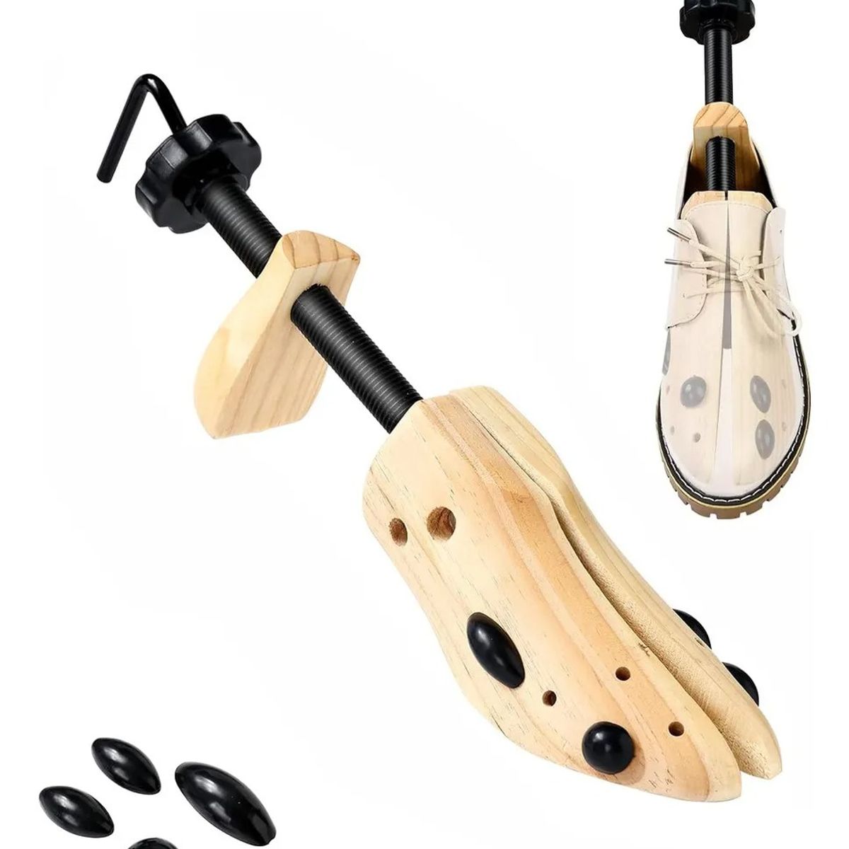 GENERICO - Ensanchador De Zapatos De Plástico Ajustable Para Universal