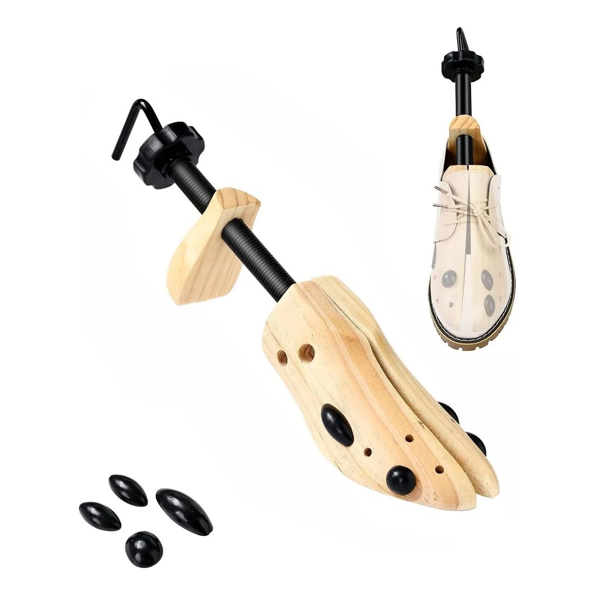 GENERICO - Ensanchador De Zapatos De Plástico Ajustable Para Universal