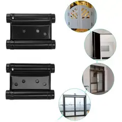 GENERICO - Bisagra Vaiven Single Negra 3 PuLG 2 Und