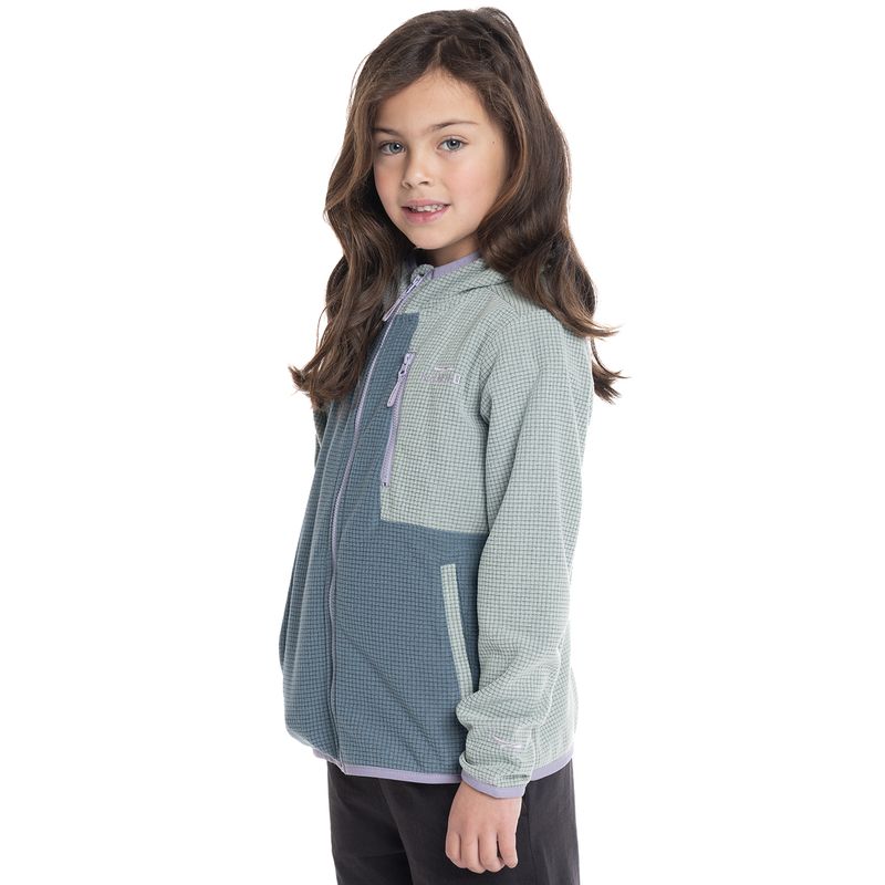 KANNU - Polar Para Niña Casual Full Zipper Check PET Limarí Kannu