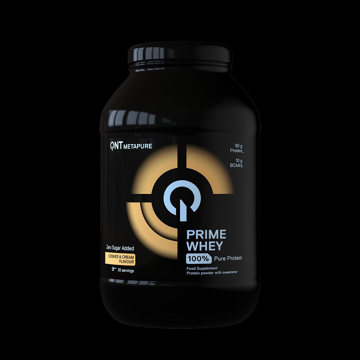 QNT - Proteína Metapure Prime Whey 908gr Cookies & Cream QNT