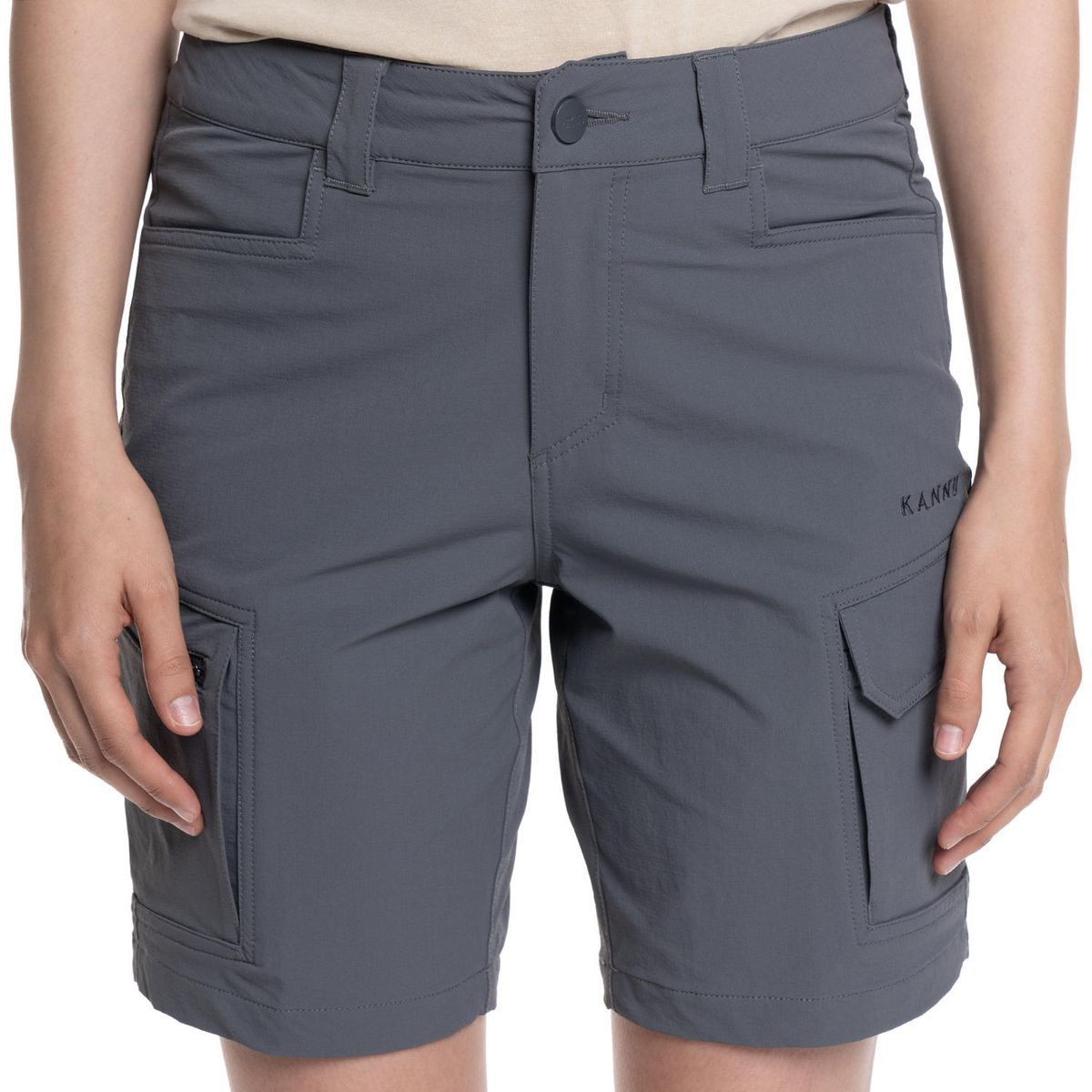 KANNU - BERMUDAS MUJER MULTIBOLSILLO MAU - Beige