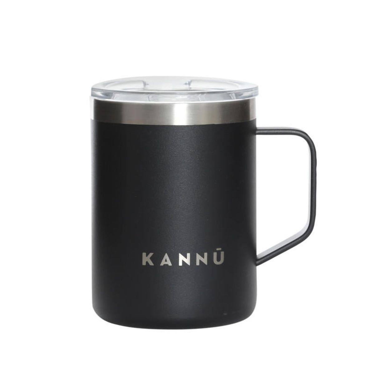 KANNU - MUG TÉRMICO ACERO INOXIDABLE 350 - Negro