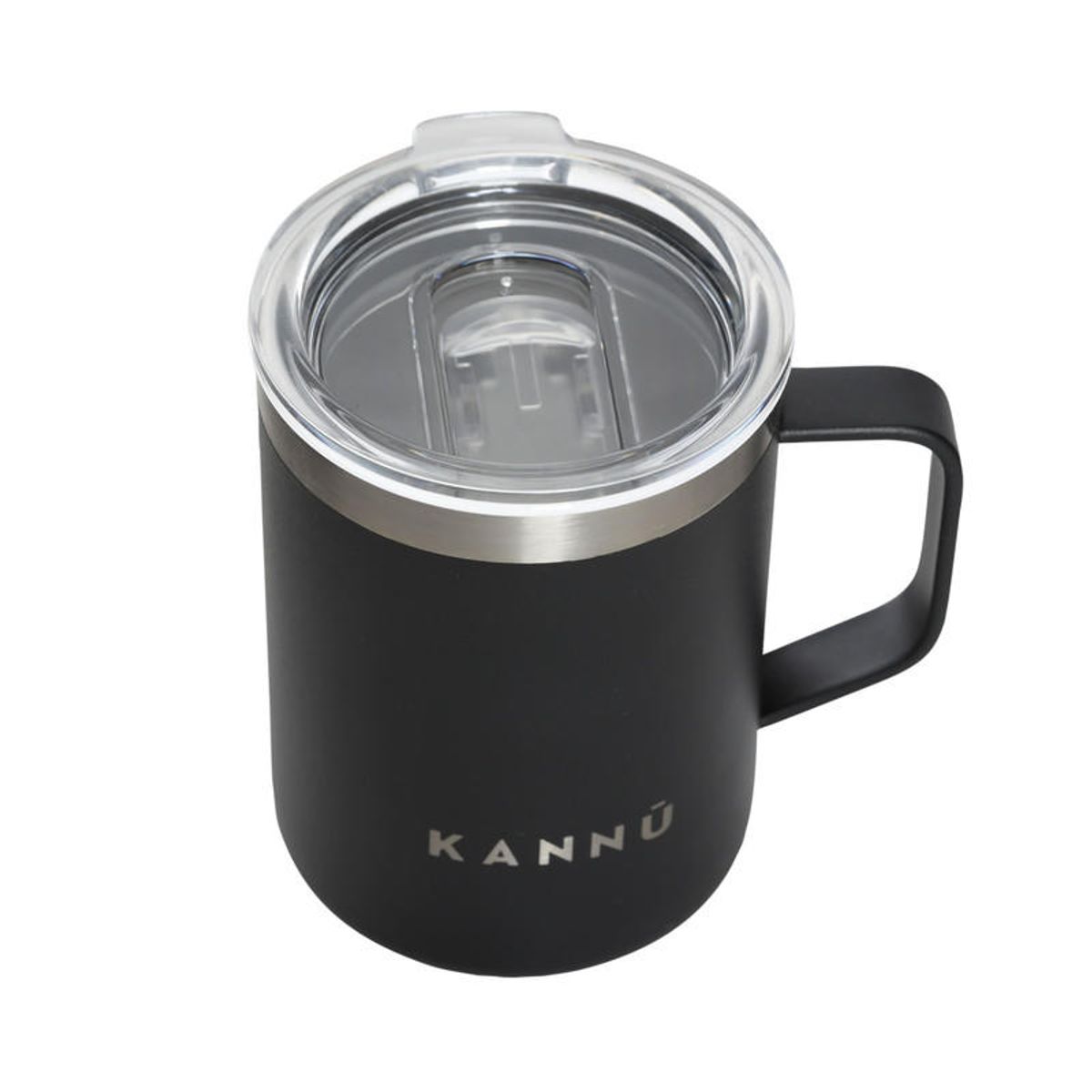 KANNU - MUG TÉRMICO ACERO INOXIDABLE 350 - Negro