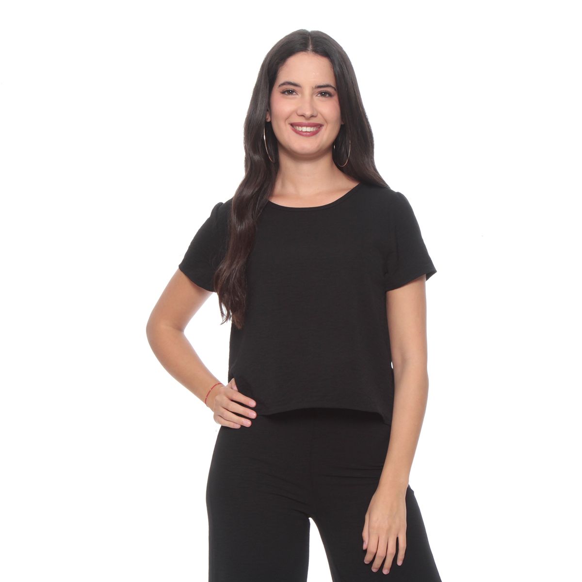 WADOS - BLUSA MANGA CORTA ESCOTE REDONDO