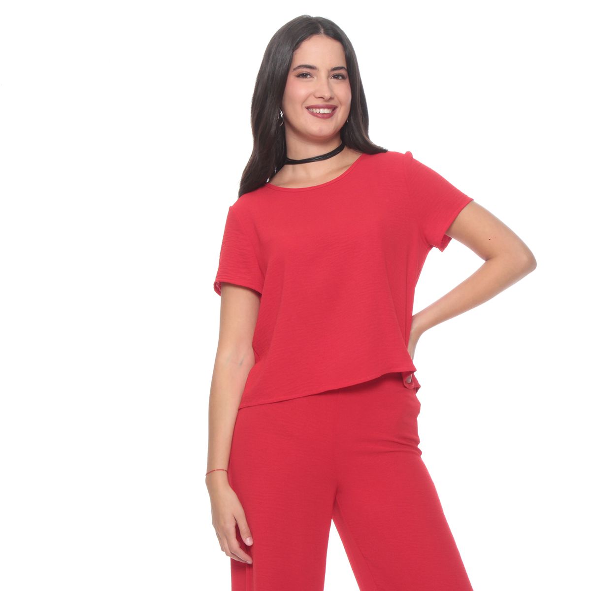 WADOS - BLUSA MANGA CORTA ESCOTE REDONDO