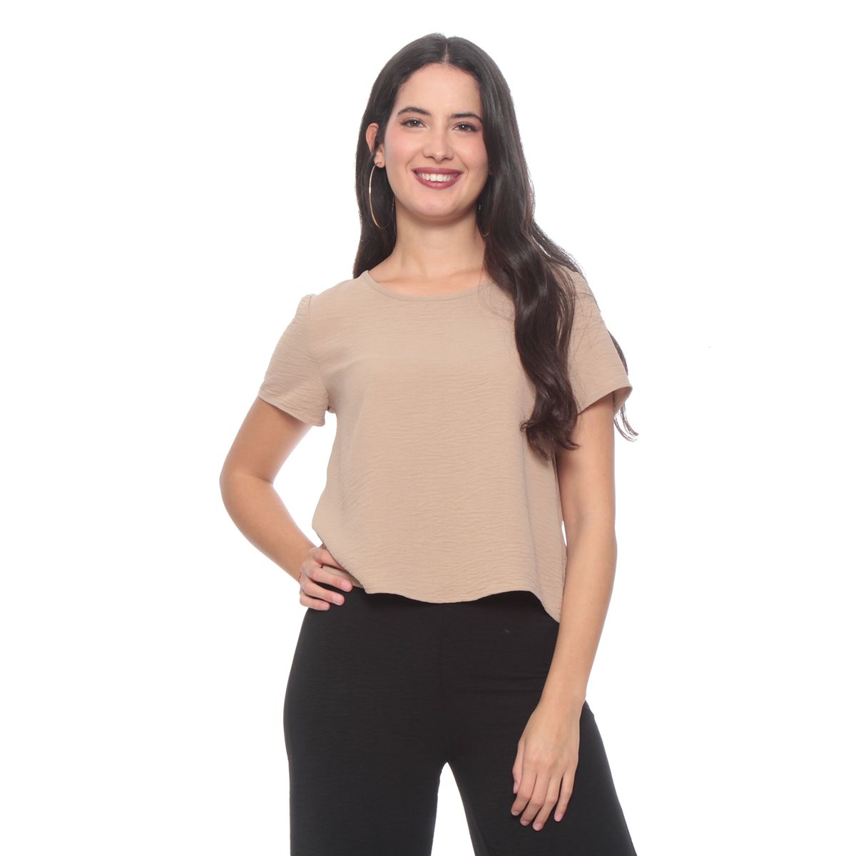 WADOS - BLUSA MANGA CORTA ESCOTE REDONDO