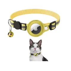 ATLAS - Collar Con Funda Correa Para Airtag Amarillo