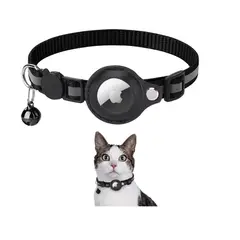 ATLAS - Collar Con Funda Correa Para Airtag Negro