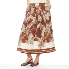 WADOS - FALDA LARGA ESTAMPADA PREINA BASICA