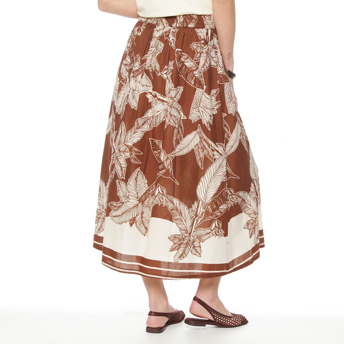 WADOS - FALDA LARGA ESTAMPADA PREINA BASICA