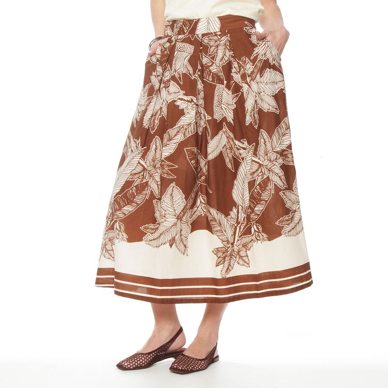 WADOS - FALDA LARGA ESTAMPADA PREINA BASICA